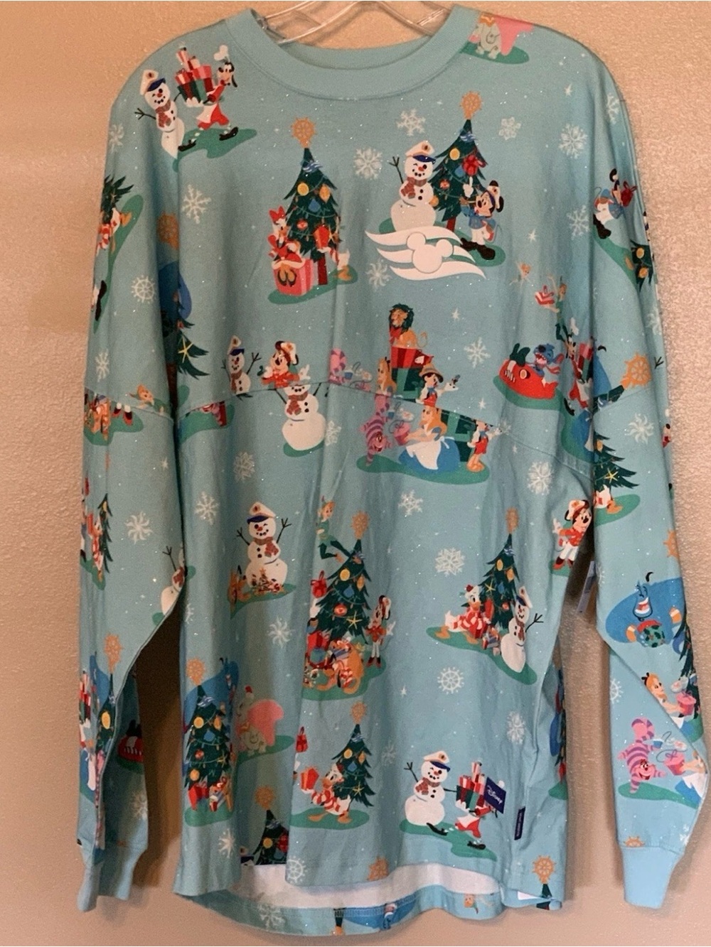 Disney Cruise Line Holiday Spirit Jersey Large